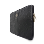 9853 GUESS COMP. SLEEVE PEONY PU 4G & CLASSIC LOGOS STRIPE BLACK 14/15\"