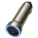 HOCO зарядно 12V Z54B с 2 изходa USB-C PD60W Type-C Type-C
