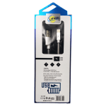 Силиконов кабел L✮STAR LS-09 USB към Микро USB  - Бял