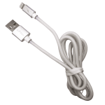 Силиконов кабел L✮STAR LS-09 USB към Микро USB  - Бял