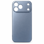 Силиконов гръб TP18 +камера за iPhone 18 Pro - Светло Син
