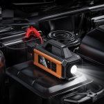 HOCO QS4 Авариен автомобилен комплект+компресор Automobile emergency high power, Черен 10,000mAh
