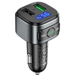 HOCO E67 FM Трансмитер с Bluetooth 2USB (18W, 3.0A)