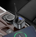 HOCO E67 FM Трансмитер с Bluetooth 2USB (18W, 3.0A)