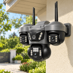 SMARTCAM Wi-Fi камера HY-Q83SY13A-WF 9MP с 4 обектива – V380 Pro
