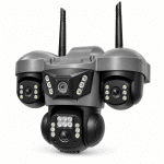SMARTCAM Wi-Fi камера HY-Q83SY13A-WF 9MP с 4 обектива – V380 Pro