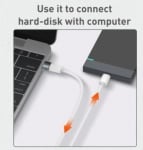 LC150 LDNIO USB C женски към USB мъжки адаптер за бързо предаване 