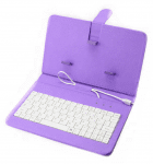 Калъф с клавиатура за таблети 7 инча - micro USB с щипки