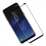 3D Стъклен протектор за Samsung S8 - Черен