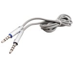 AUX-1 AUX-5 кабел за музика с 3 пина - Сив
