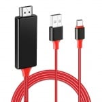 USB Type-C към HDMI кабел адаптер за връзка на MHL Android смартфон телефон таблет с телевизор монитор
