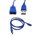 USB Мъжко - Женско - 3M 3.0 - Син