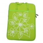 Чанта за Лаптоп 15.6" - Зелен с цветя
