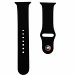 Силиконова Apple Watch каишка iWatch 38/40mm - Черен - 2 части