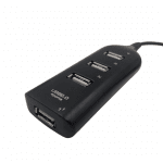 HUB Разклонител към USB 2.0   4 Ports-H007 / 003 - Черен