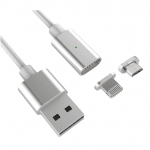 Магнитен Кабел 2 в 1 Микро USB и iPhone 1.2M