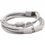 USB Кабел 2в1 Micro-USB+Lightning 1.5m U-14