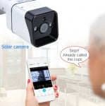 YN50 Външна соларна WiFi камера за видеонаблюдение 1080P водоустойчива Full Tilt IP камера