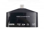 Четец за карти от Микро USB към HDMI, Micro SD и USB