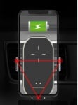A7  Безжично зарядно и стойка за кола Smart Sensor въртене на 360 10W - Сив