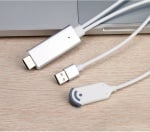 Безжичен WiFi кабел HDMI адаптер към телевизор HDTV видео конвертор за iPhone Samsung Xiaomi Huawei LG Android