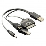 014 USB Кабел 4в1 Mini-USB + Micro-USB + USB 4G + Тънка Nokia 1.5m