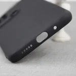 Силиконов гръб матов T22 за Samsung A73 5G - Черен
